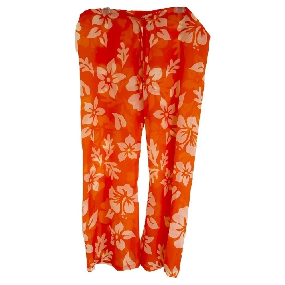MAX MEHRA Collection sheer beach pants 36” Length